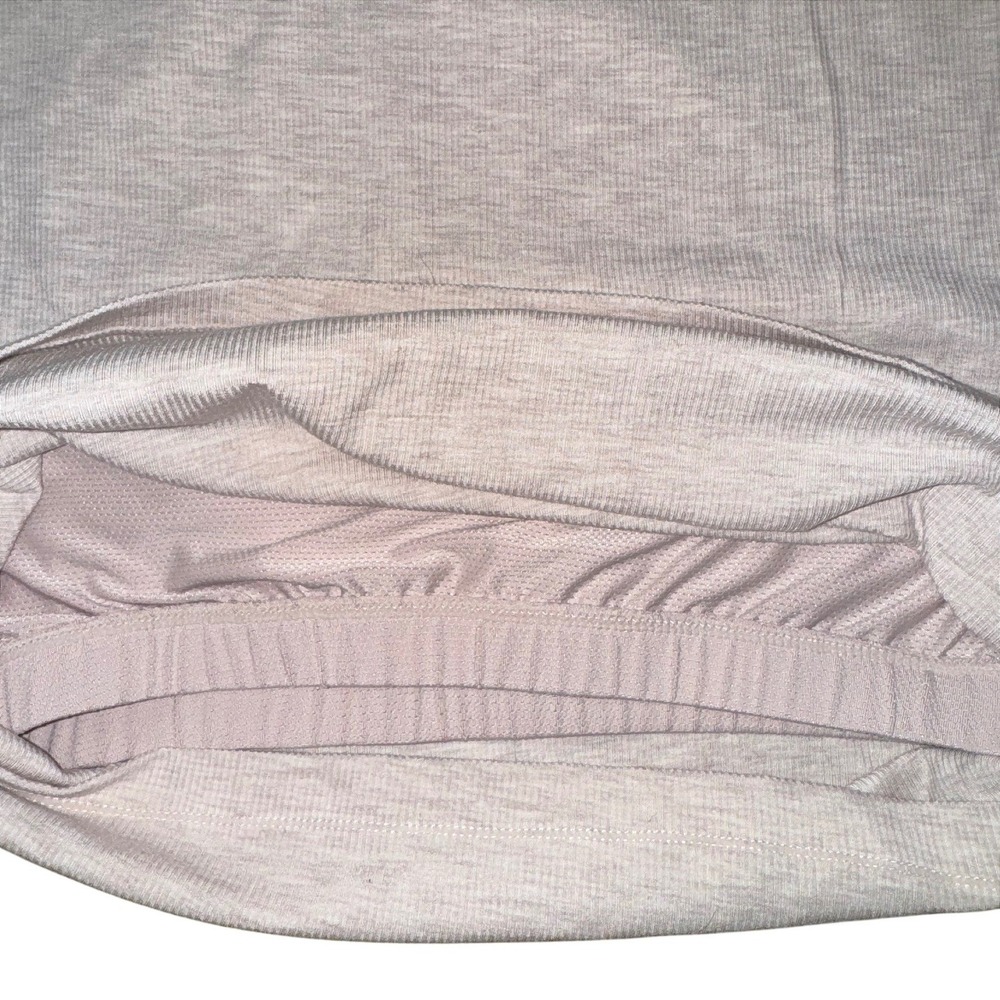 Yogalicious Heavenly Rib Kathleen Crop Long Sleeve Top Nacreous Cloud L LSY92868 - Picture 5 of 12
